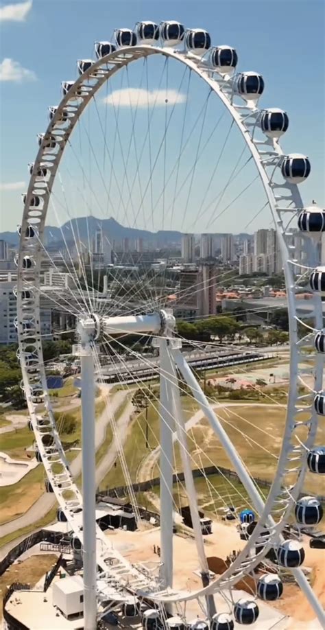 estrutura da maior roda gigante da américa latina em sp é concluída cidades casa vogue
