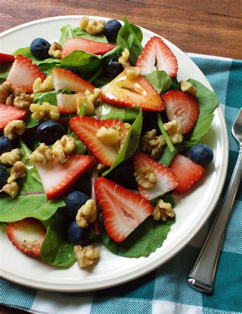 This Strawberry Blueberry Salad Is Bursting With Bright Fresh Flavors