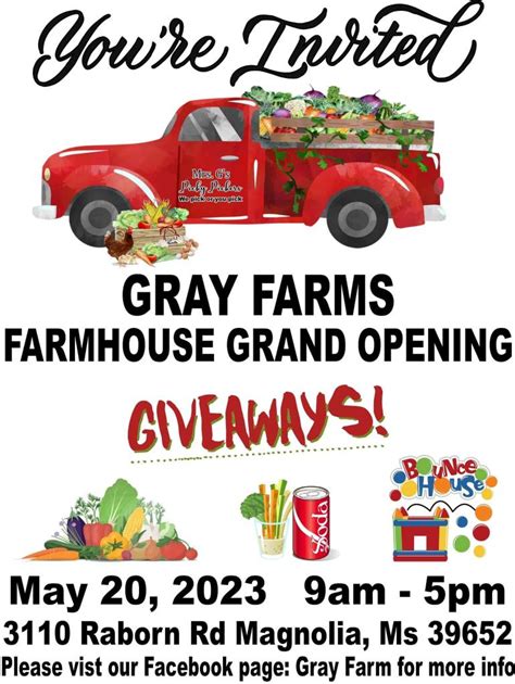 Gray Farms Farmhouse Grand Opening K106