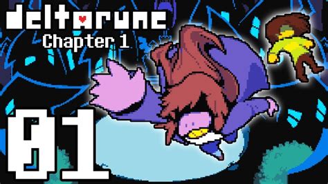 Lets Play Deltarune Chapter 1 Blind Part 1 Falling Down Once