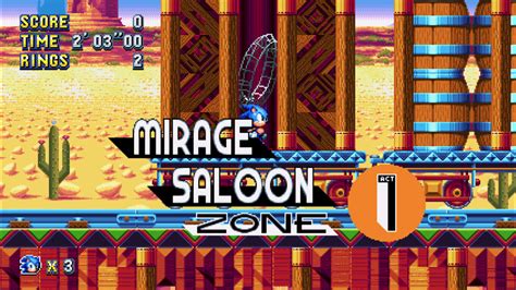 Mirage Saloon Zone Act 1 Entering The Special Stage Ring Doesnt Load