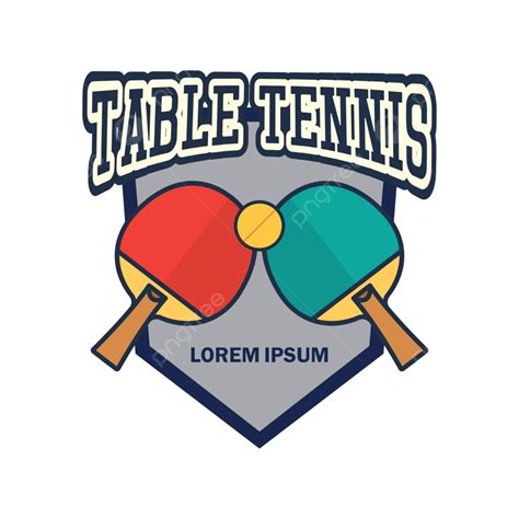 Ping Pong Logo With Text Space Vector String Stamp Paddle Vector String Stamp Paddle Png And