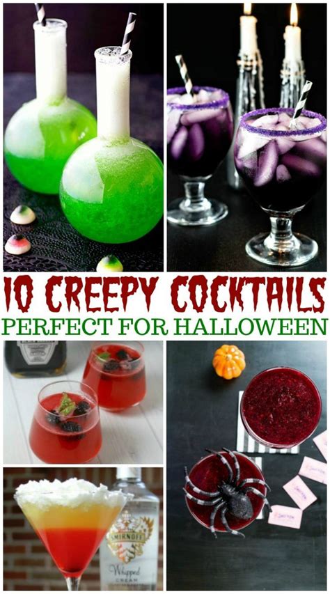 Fun Halloween Cocktails Halloween Cocktails Halloween Themed Drinks Halloween Cocktail Recipes