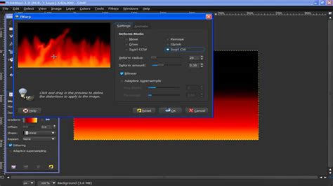 how to create a realistic flame effect in gimp hd youtube