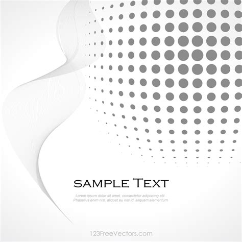 Abstract Gray Halftone Background Vector | Download Free ...