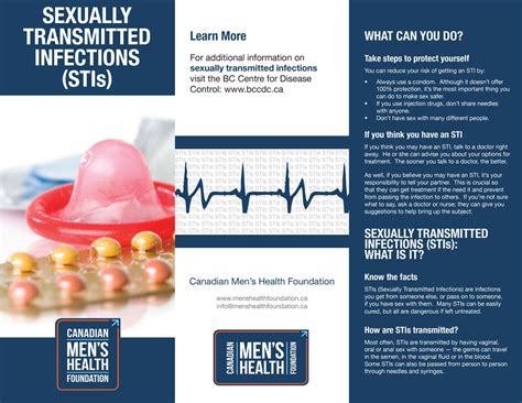 Get The Facts About Stis Canadian Mens Health Foundation