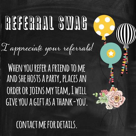 Thank You For Your Referrals It Means A Lot Stella And Dot