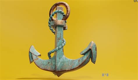 3D model ship Anchor | CGTrader