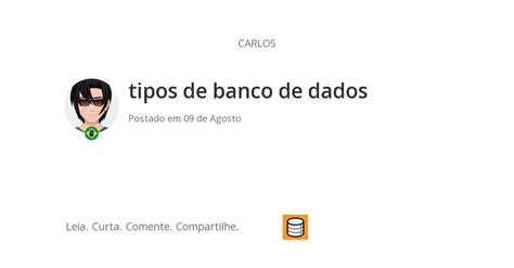 Tipos De Banco De Dados