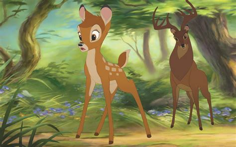 Download Bambi And Father Great Prince Wallpaper
