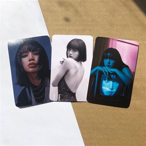 Blackpink Lisa Photocards Set Of Three Etsy