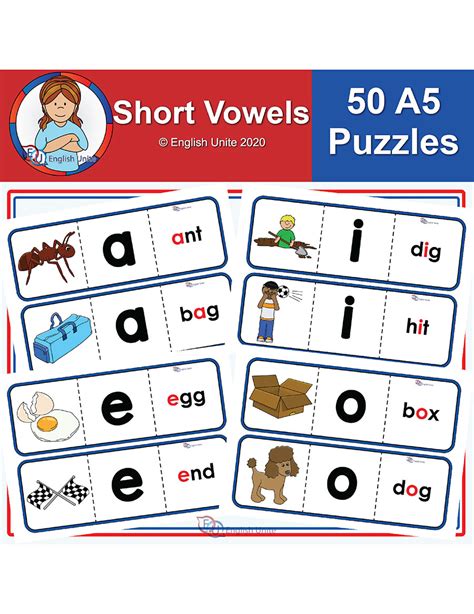 English Unite Puzzles Short Vowels