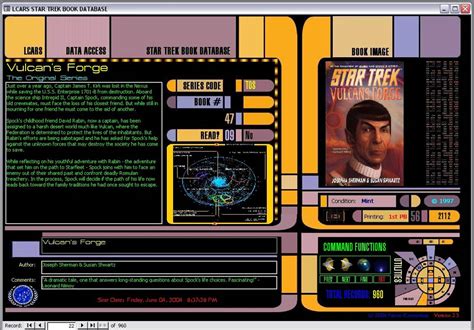 The Star Trek Lcars Microsoft Access Database