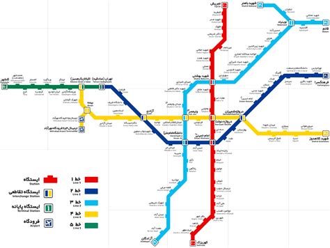 Tehran Subway Map Images And Photos Finder