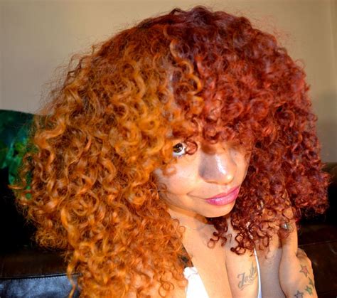 Half Adore Ginger And Half Adore Paprika Dyed Natural Hair Adore