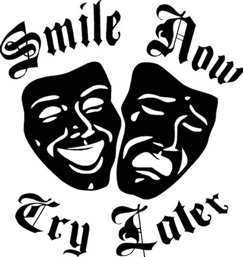 Smile Now Cry Later Vinyl Decal Sticker Etsy