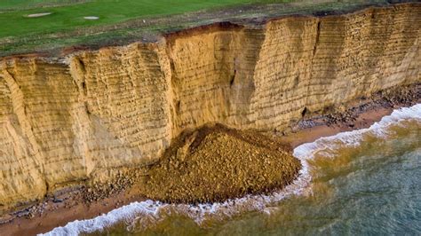 Dorset Coast Rocked By Another Substantial Cliff Collapse Ground