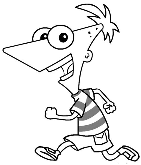 30+ Desenhos de Phineas e Ferb para colorir - Pop Lembrancinhas