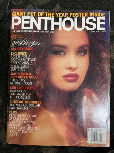 Collectors Item January 1994 Penthouse Magazine Sasha Vinni Poy Cover