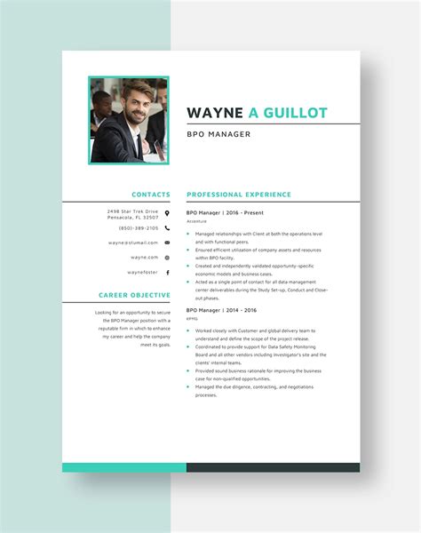 When thinking about skills for your resume, it's important to know which will be the most important to employers. BPO Resume Template - 15+ Samples & Formats