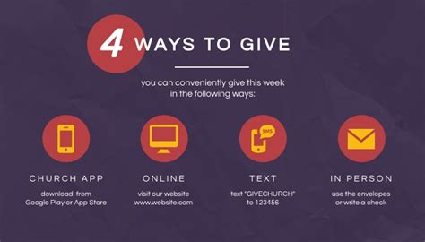 Ways To Give Template Postermywall