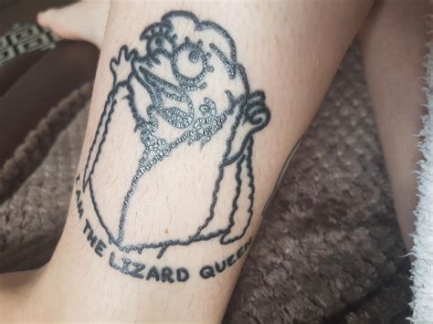Many people worry that scabbing means that something is wrong or should be a cause for concern, but have no fear…it is a normal process in the tattoo healing game and means that your body is responding to the open wound and the trauma that the tattooed skin area has just endured. Almost a month old, scabbing/flaking is over but she's ...