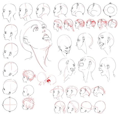 Resources Head 2 By Deejuusan On Deviantart Anatomy Drawing Manga