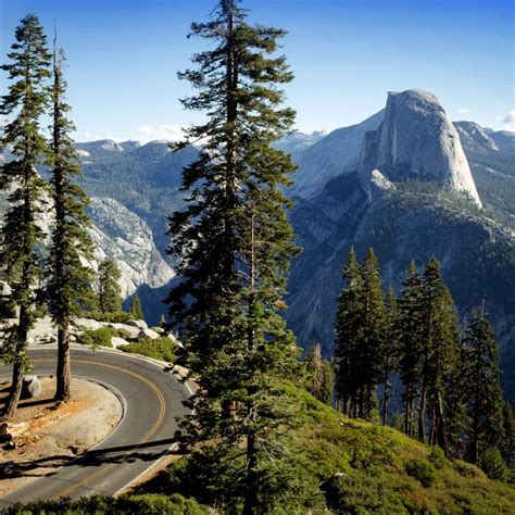 Yosemite National Park And Sierra Nevada Mountains In California