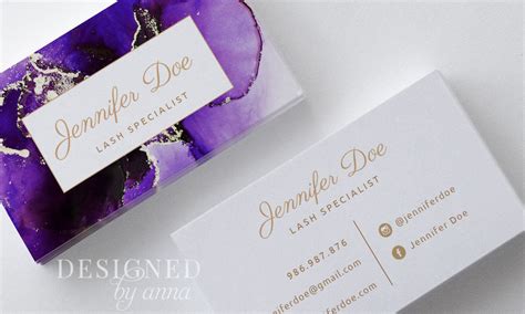 Rose gold is a favorite color choice to make a striking first impression, especially for ladies, women or fashion centric businesses and professions. Gold glitter business card design printable business card ...