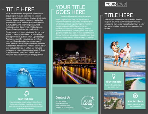 Guided Vacations Brochure Template Mycreativeshop