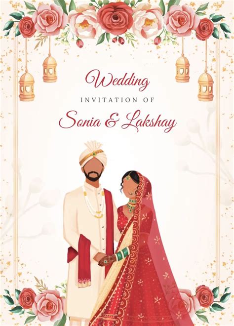 Indian Wedding Invitation Cards Wedding Invitation Background Wedding