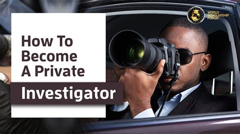 How To Become A Private Investigator 2021 Youtube