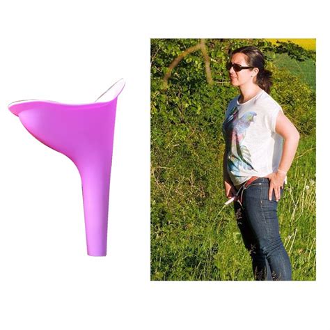 Women Standing Pee Urinal Device Soft Funnel Urinal Travel Urination Toilet Camping Hiking
