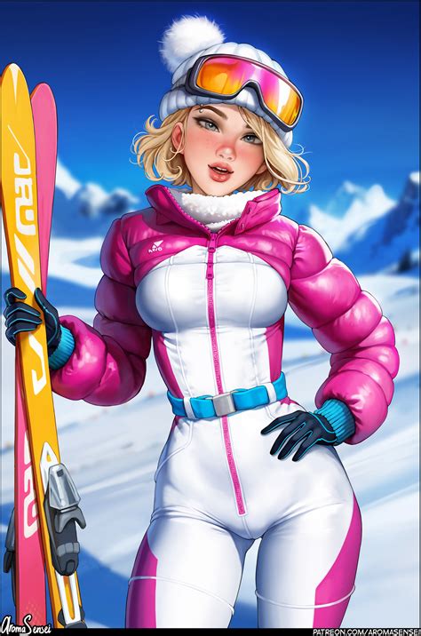 Wallpaper Gwen Stacy Marvel Comics Karakter Fiksi Berambut Pirang Musim Dingin Salju D