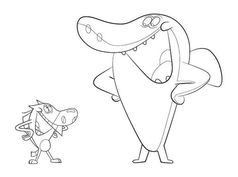 Home > coloring pages > coloring pages zig and sharko. Può essere stampato Zic E Sharko Da Colorare - Disegni ...