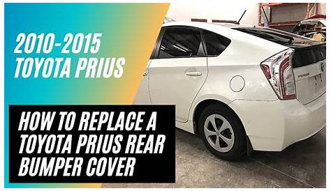 Learn how to replace your 2010-2015 Toyota Prius rear bumper cover - YouTube