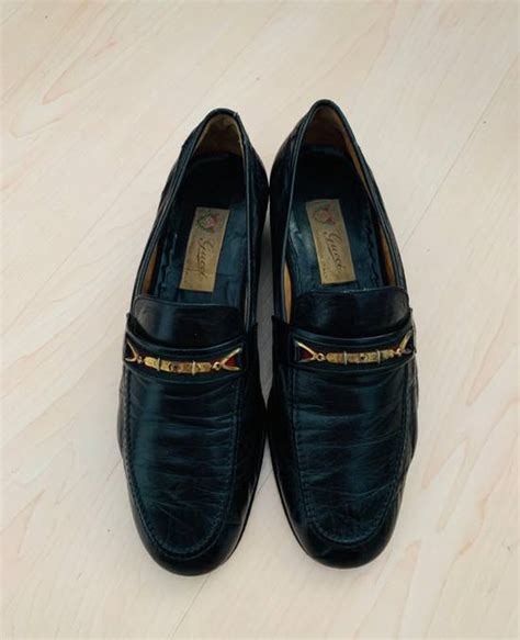 Gucci Rare Vintage Gucci Loafers Leather Shoes 70s Grailed