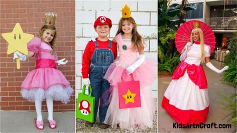 Princess Peach Costume Archives Kids Art And Craft