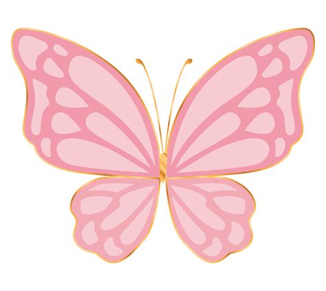Cute Pink Butterfly Vector Design 4063477 Vector Art At Vecteezy