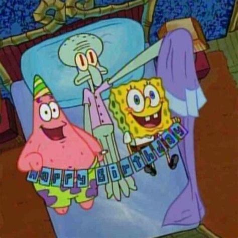 Having A Birthday Sleepover Squidward Style Spongebob Cartoon