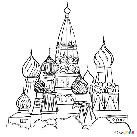 How To Draw Stbasil S Cathedral World Marvels