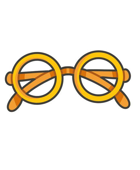 Round Glasses Clipart Illustration 26494878 Png