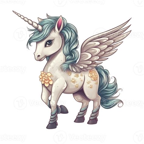 Unicorn With Wings Ai Generated 23529477 Png