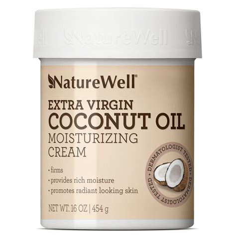 Naturewell Extra Virgin Coconut Oil Moisturizing Cream 16 Oz Openbax