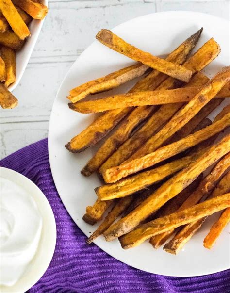Working in small batches, dip your cut sweet potatoes into the buttermilk, allow them to drip of excess, and then coat. Oven Baked Sweet Potato Fries - Fox Valley Foodie
