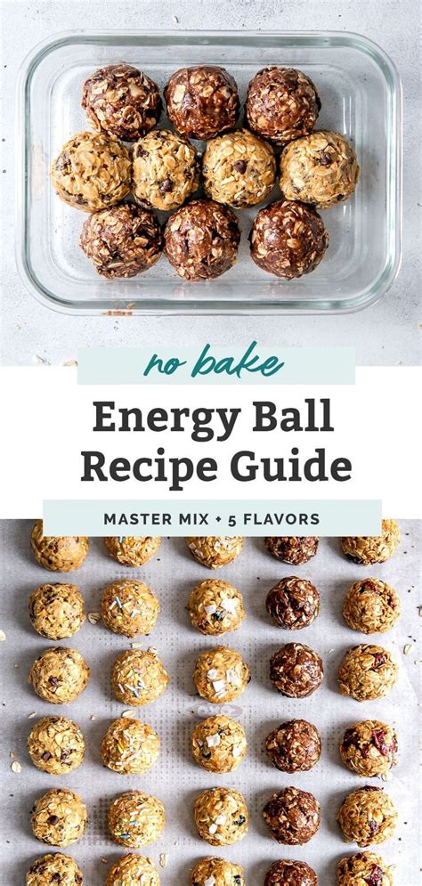 Energy Balls Recipe Master Mix 5 Fun Flavors Fit Mitten Kitchen