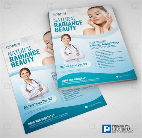 Dermatology Services Flyer Psdpixel