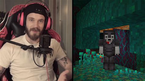 Pewdiepie Responds To Fans Roasting Him Over Minecraft Netherite