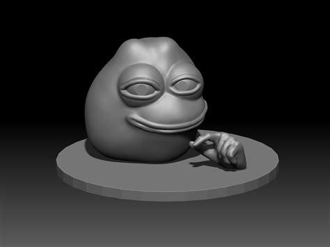 Pepe The Frog 3d Model 3d Printable Cgtrader