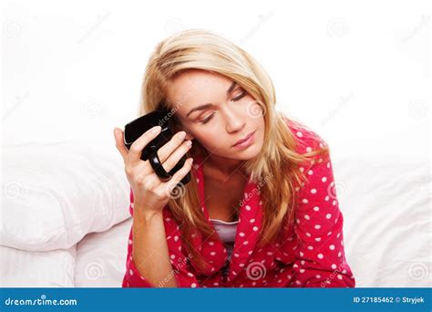Tired Woman Having Her Morning Coffee Stock Photography Image 27185462